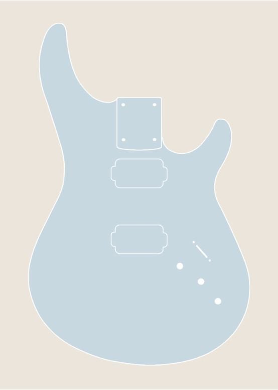 7-String Guitar Body