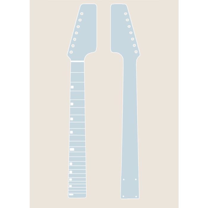 7-String Paddle Guitar Neck