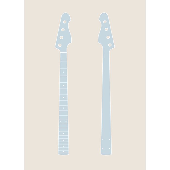 Short Scale Warhead Bass Neck
