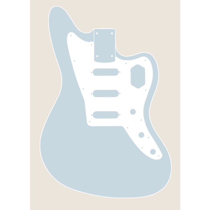 Bass6 Guitar Body