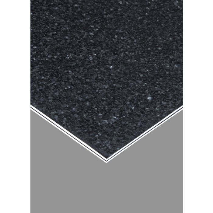 Black Sparkle Pickguard Blank, 10" x 16" Sheet