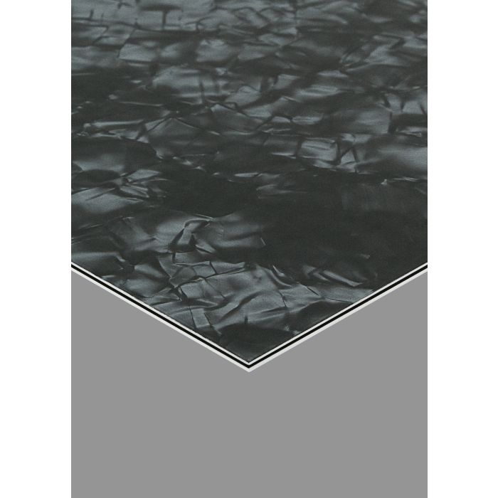 Black Pearl Pickguard Blank, 10"x16" Sheet