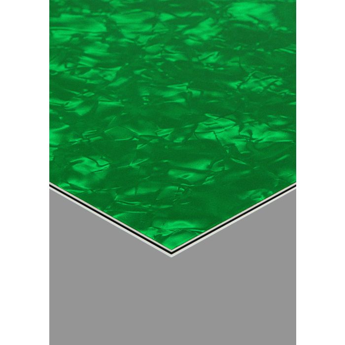 Green Pearl Pickguard Blank, 10"x16" Sheet
