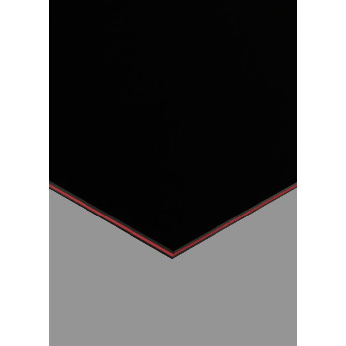 Black/Red/Black Pickguard Blank, 10"x16" Sheet