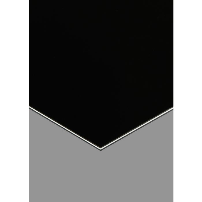 Black/White/Black Pickguard Blank, 10"x16" Sheet