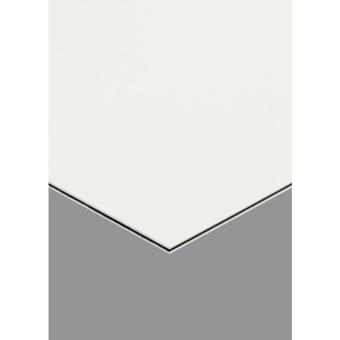 White/Black/White Pickguard Blank, 10"x16" Sheet
