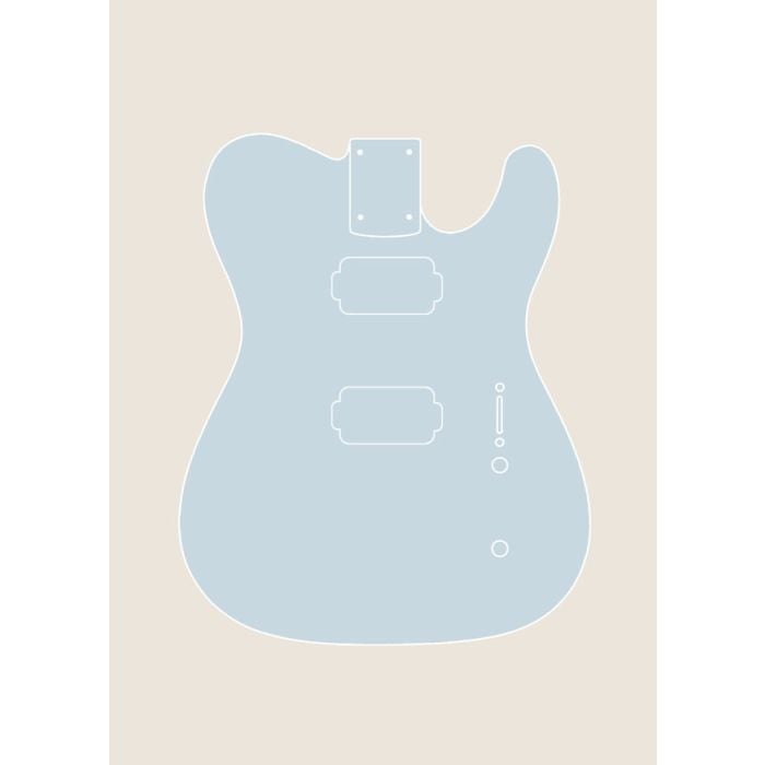 Carved Top Telecaster® Replacement Body
