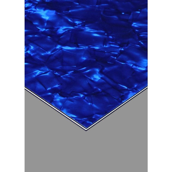 Sapphire Pearl Pickguard Blank, 10" x 16" Sheet