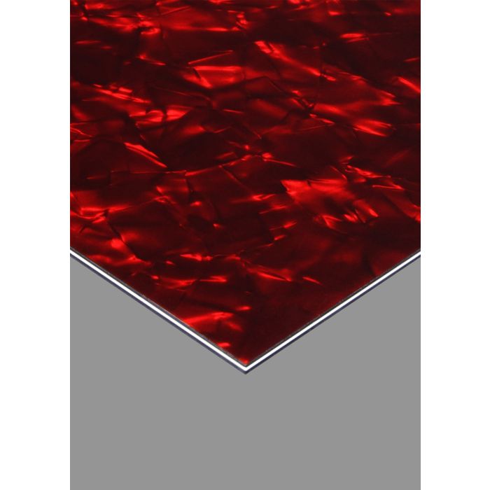 Ruby Pearl Pickguard Blank, 10" x 16" Sheet