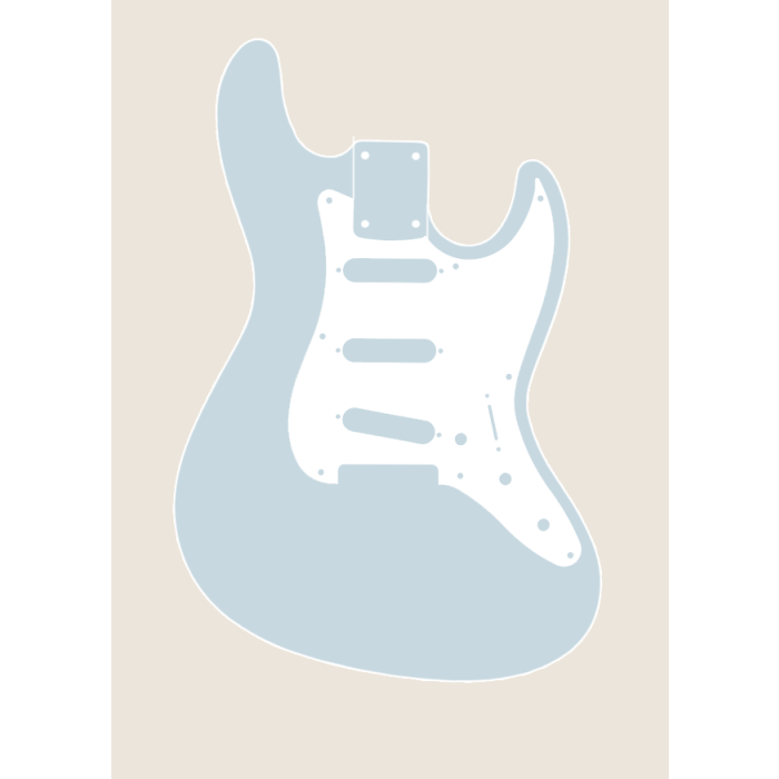 Dinkycaster Guitar Body