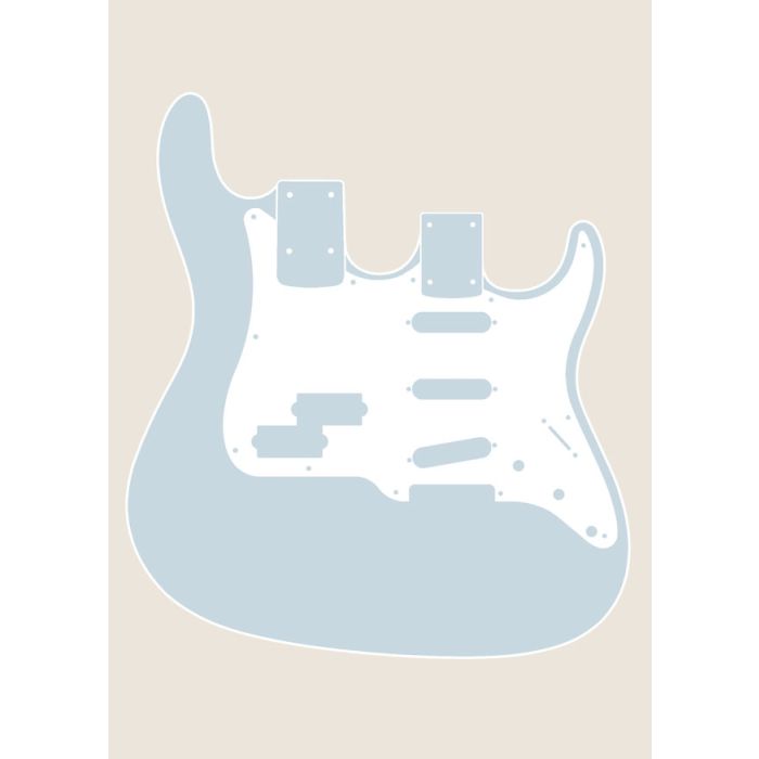 Double Neck S/P-Style Guitar/Bass Body