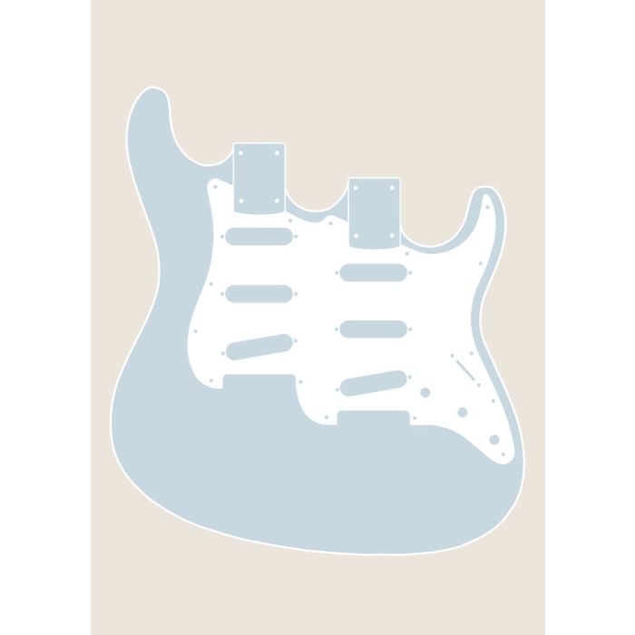 Double Neck S/S-Style Guitar Body