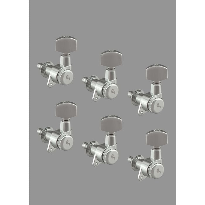 Schaller M6 Locking Guitar Tuners, 6-In-Line Set