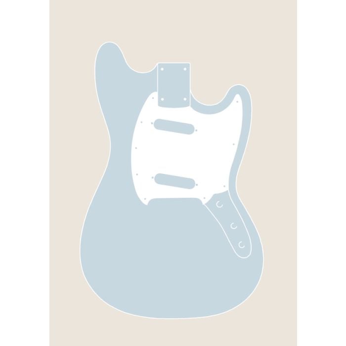 Mustang Guitar Body