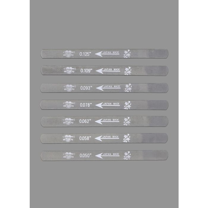 Nut Files for Bass, Set of 7