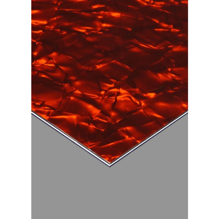 Orange Pearl Pickguard Blank, 10" x 16" Sheet