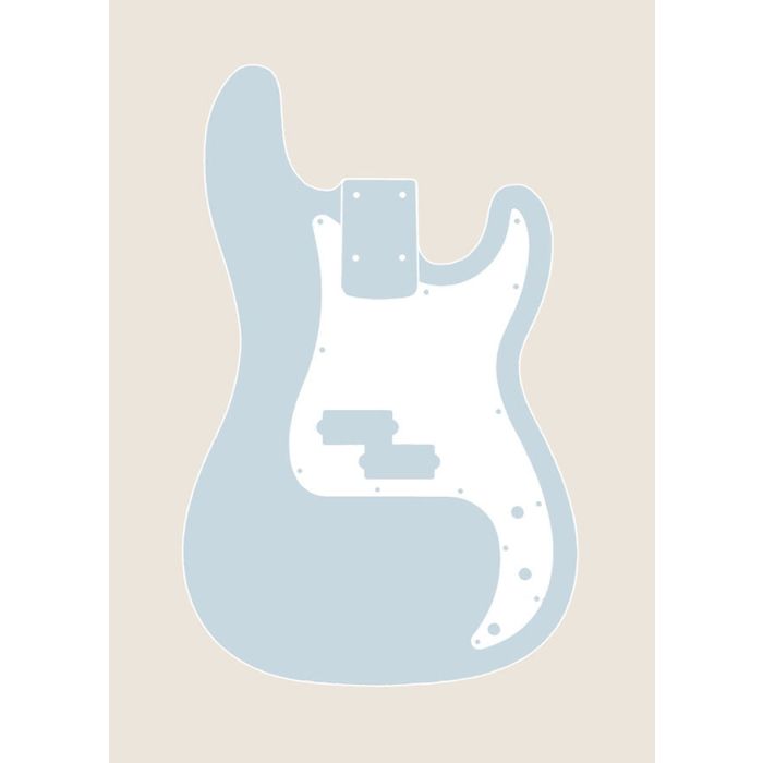 Short Scale P-Style Bass Body