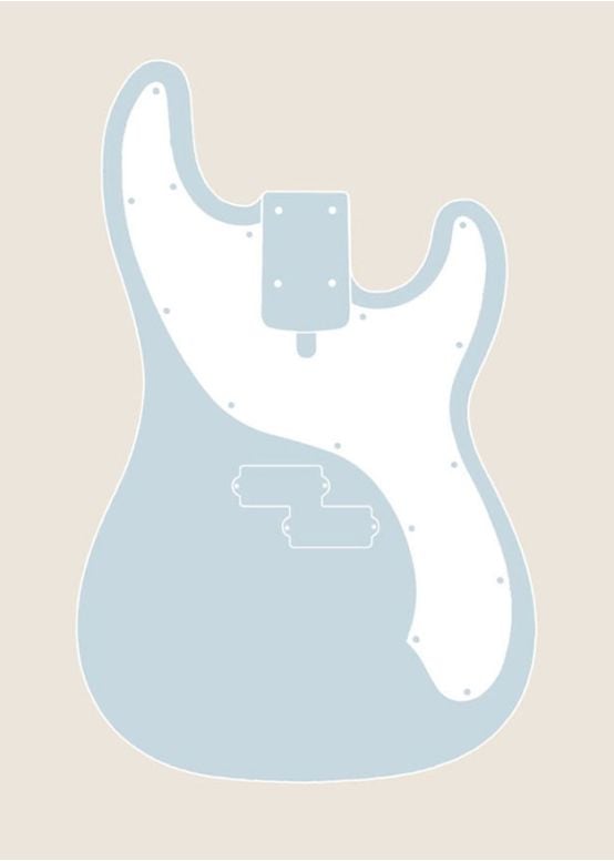 '72 P Bass® Body