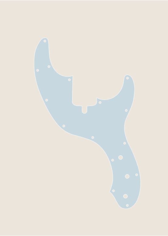 72 P Bass® Deluxe 5 Pickguard