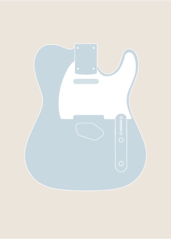 7/8 T-Style Guitar Body