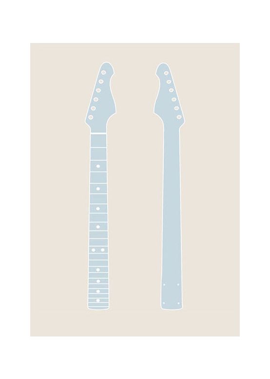 7/8 Warhead Guitar Neck