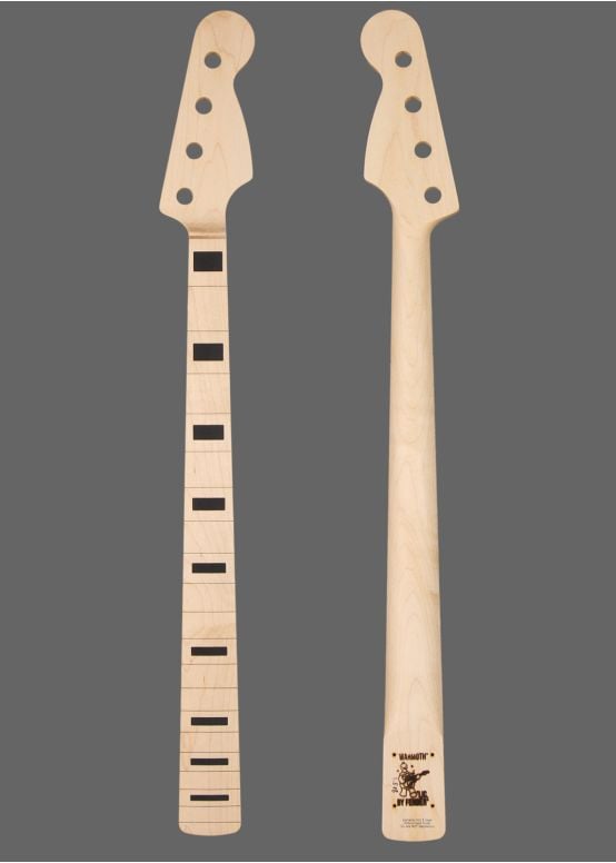 Officially licensed replacement neck for Fender J Bass.