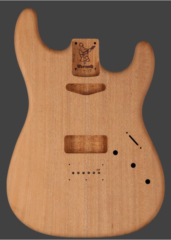WARMOTH Stratocaster Thinline ボディ+その他 Replacement guitar bodies for the Fender Stratocaster