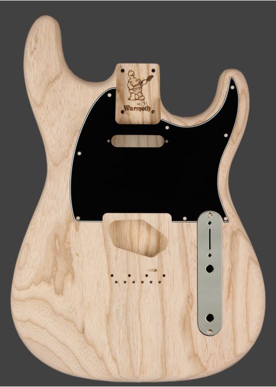 ギター Warmoth Super Tele/Strato Hybrid Hybrid Strat replacement bodies for the Fender Telecaster