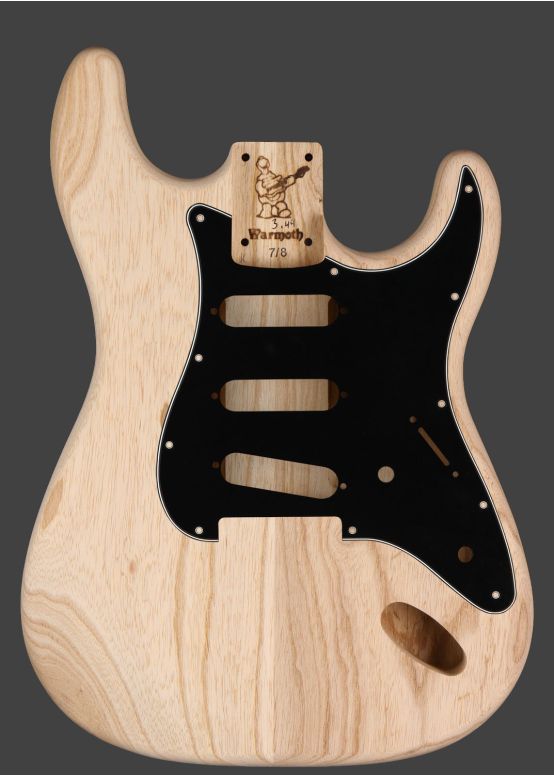 7/8 S-Style Replacement Guitar Body
