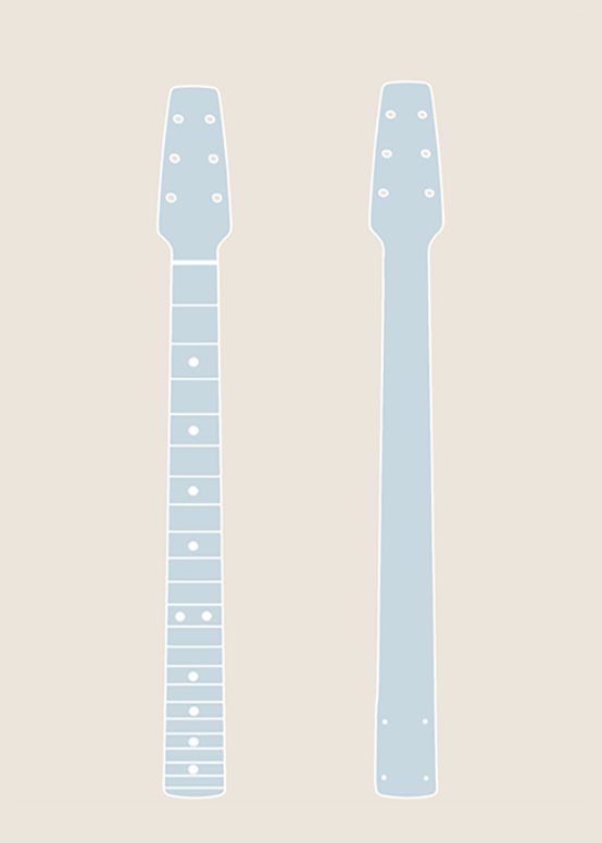 Snakehead Guitar Neck