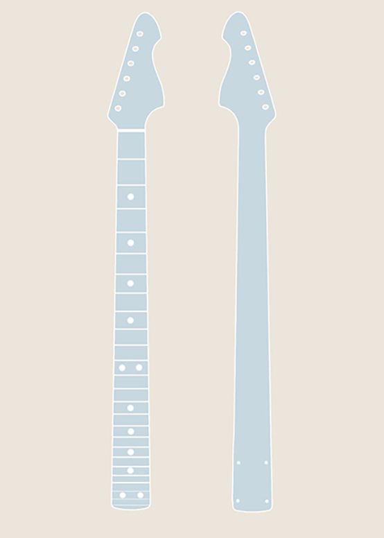 Bass6 Guitar Neck