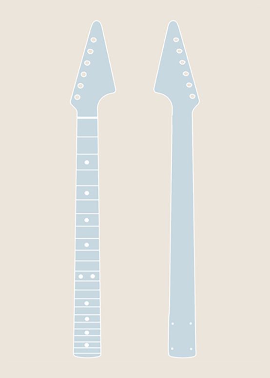 Arrow Head Guitar Neck