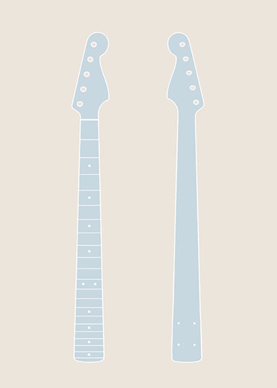 Standard 5 MIM J Bass® Replacement Neck