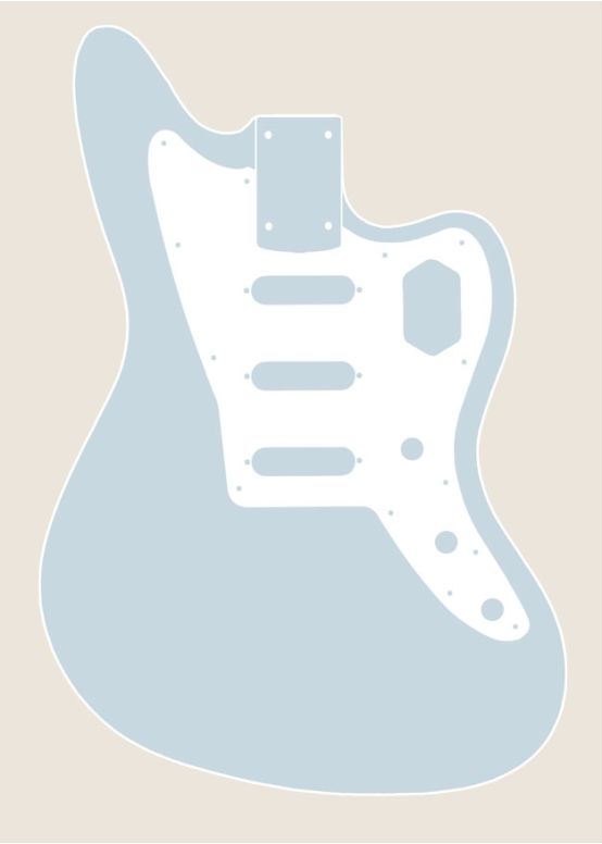 Bass6 Guitar Body