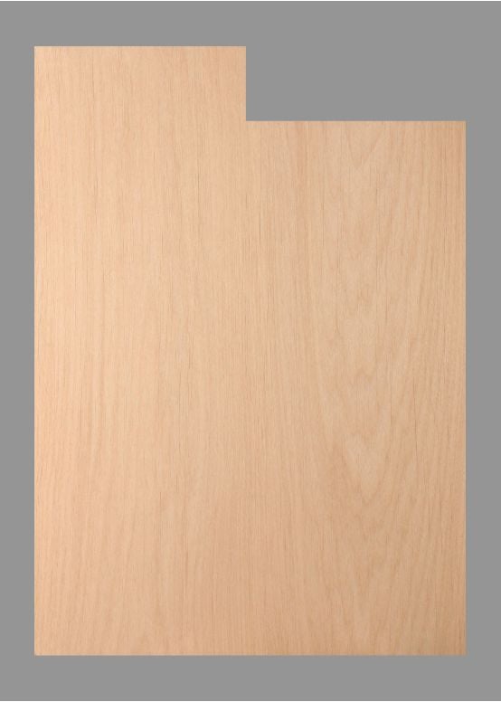 Bass Body Blank, Alder