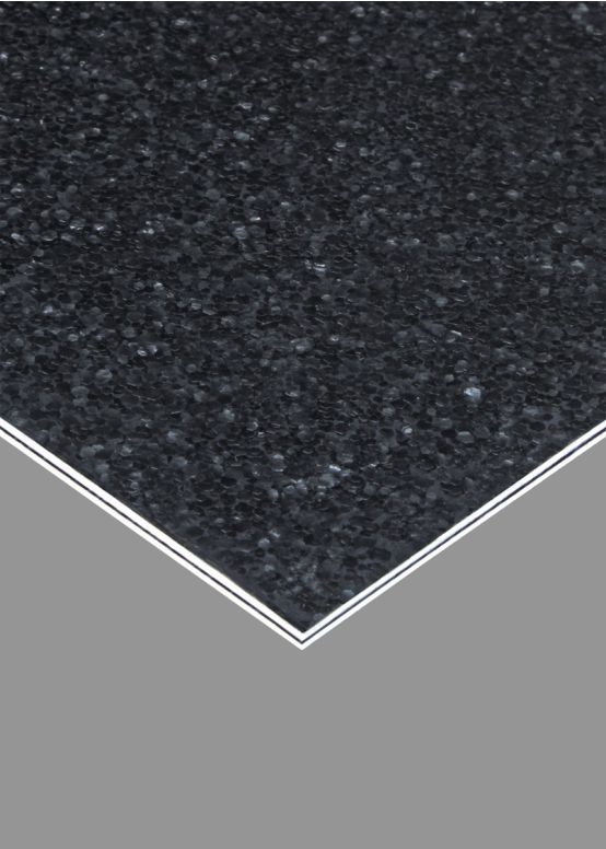 Black Sparkle Pickguard Blank, 10" x 16" Sheet