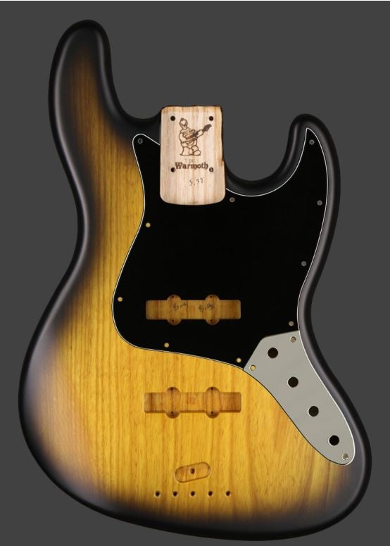 Warmoth Custom Jazz Bass（1989年頃製造) Custom replacement bodies for Fender J Bass