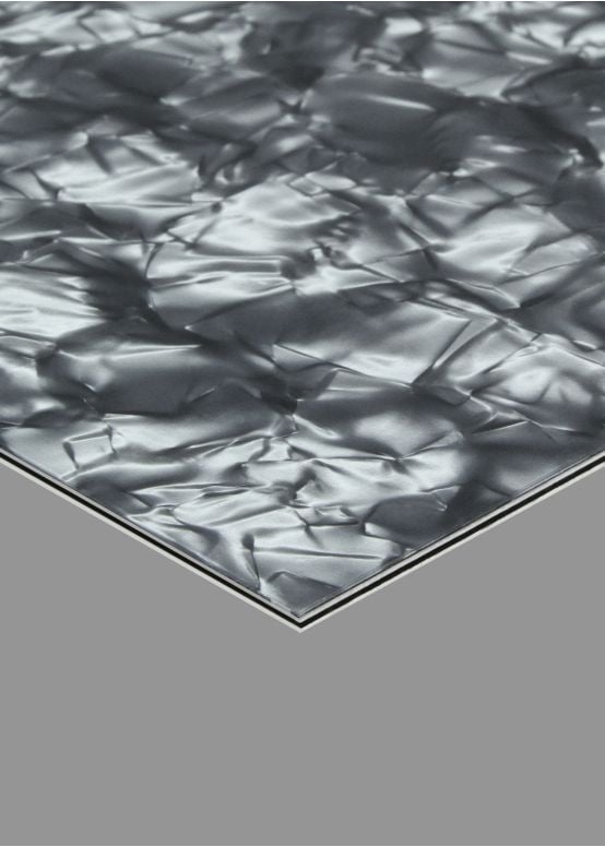 Silver Pearl Pickguard Blank, 10"x16" Sheet