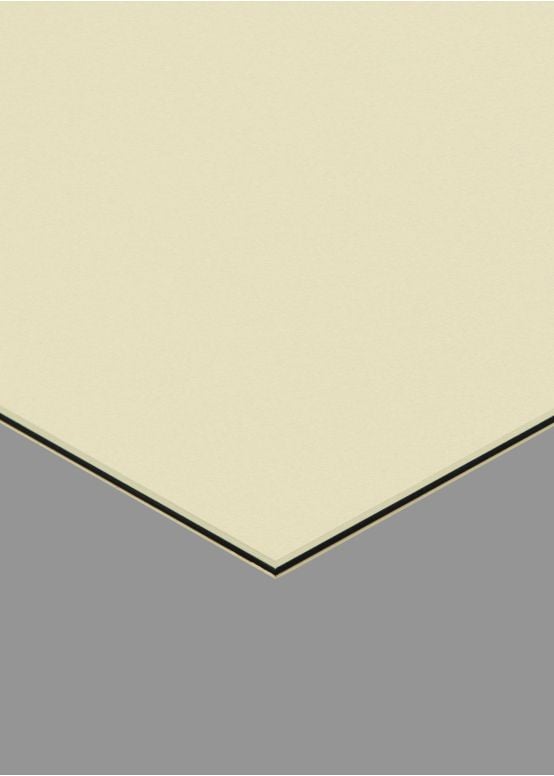 Parchment/Black/Parchment Pickguard Blank, 10"x16" Sheet