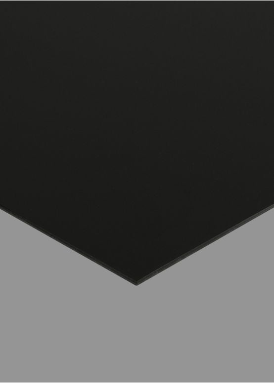 Black Matte Pickguard Blank, .060" Thick, 10"x16" Sheet