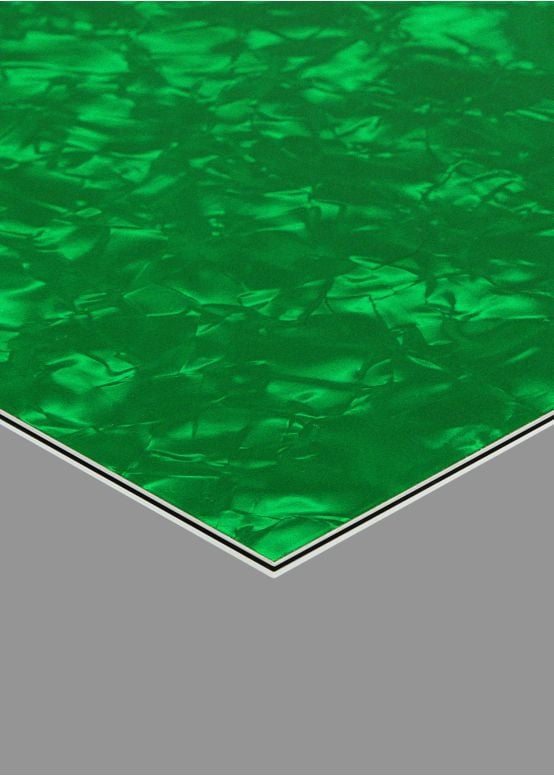 Green Pearl Pickguard Blank, 10"x16" Sheet