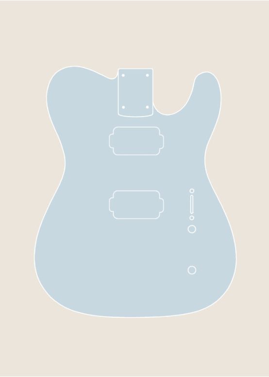 Carved Top Telecaster® Replacement Body