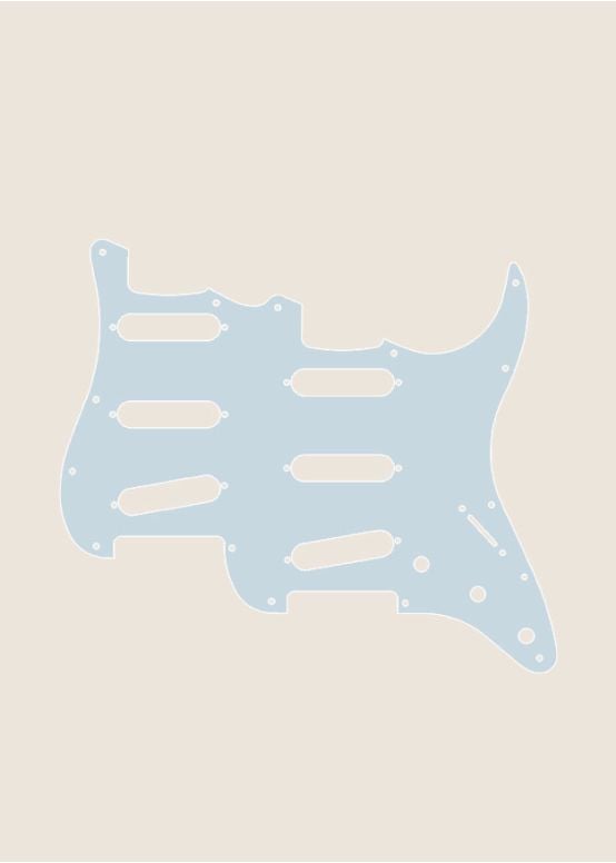 Double Neck S Pickguard