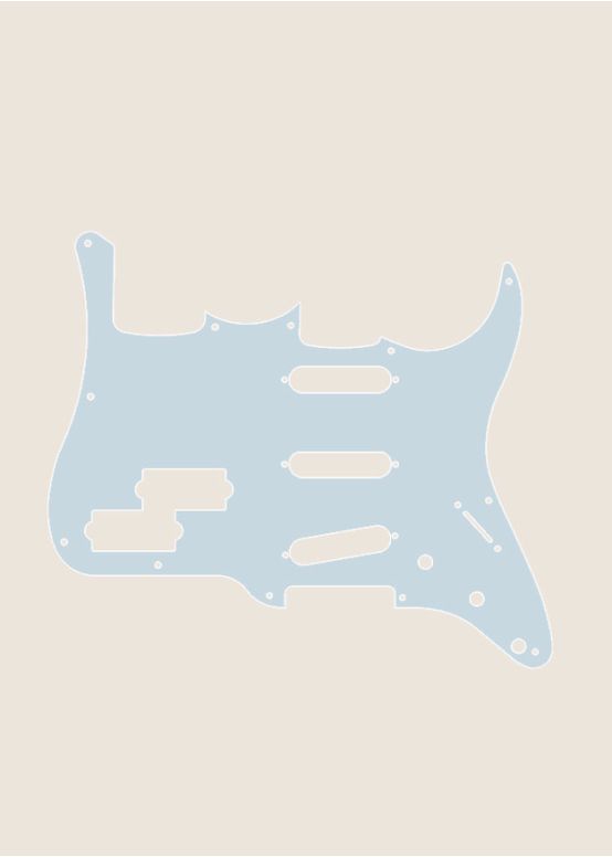 Double Neck S/P Pickguard