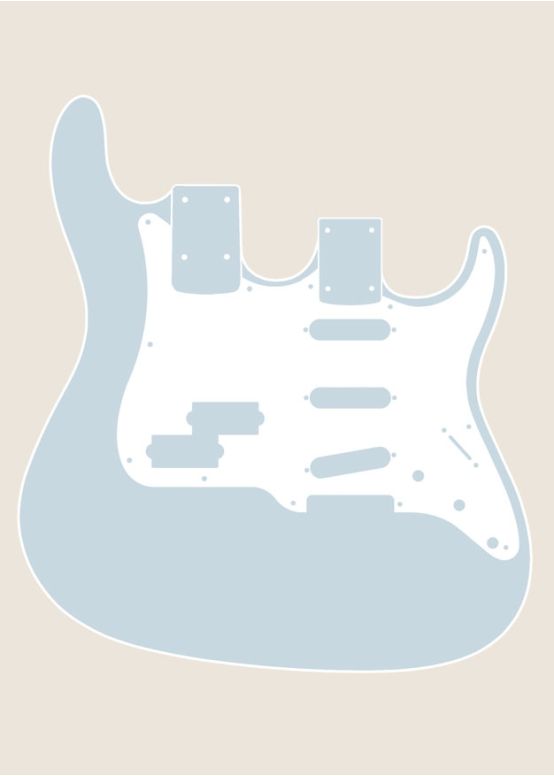 Double Neck S/P-Style Guitar/Bass Body