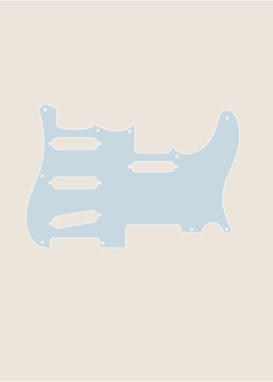 Double Neck S/T Pickguard