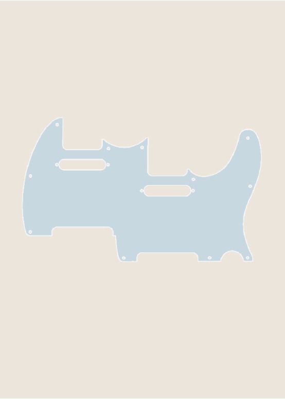 Double Neck T Pickguard