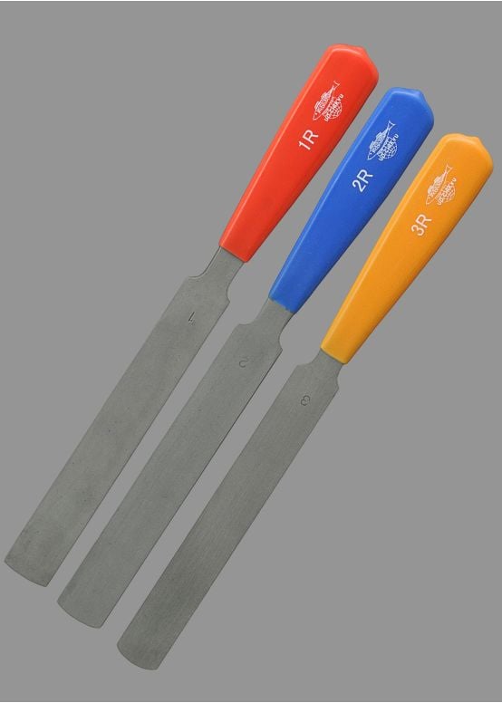 Fret Recrowning Files, Set of 3