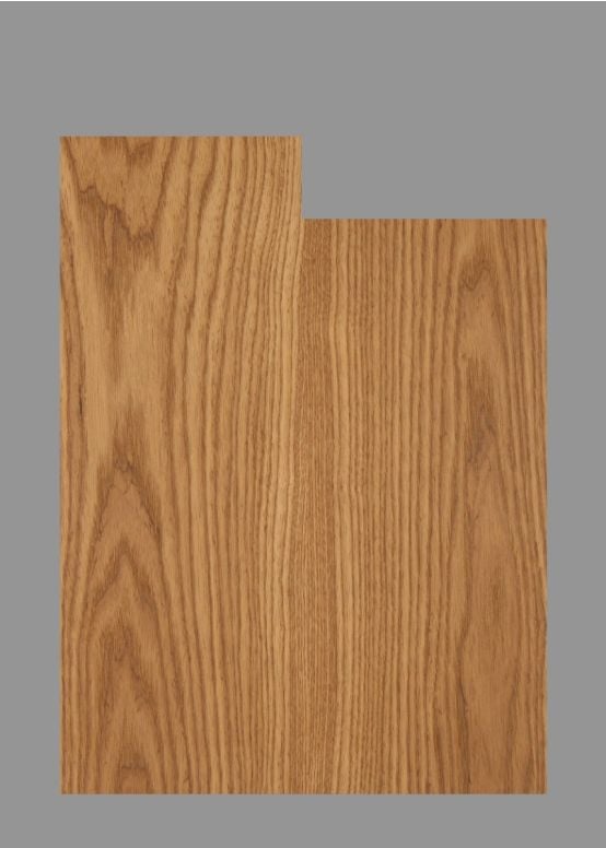Guitar Body Blank, Roasted Swamp Ash