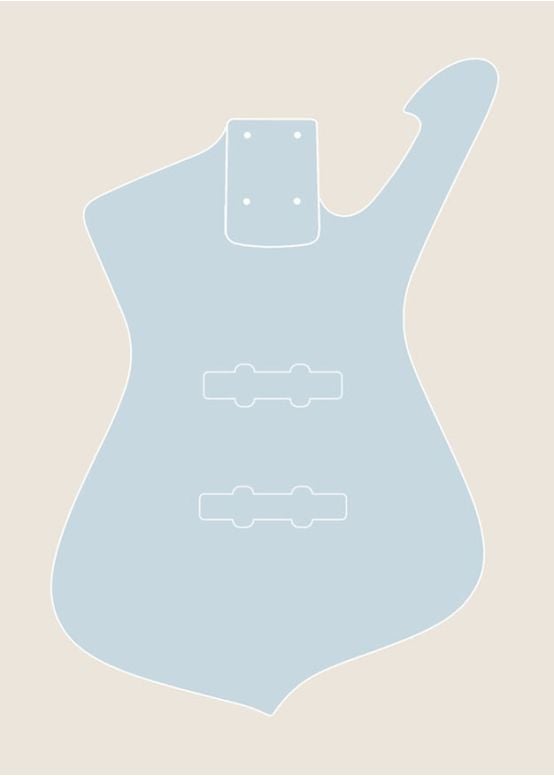 Deluxe 5 Iceman Bass Body